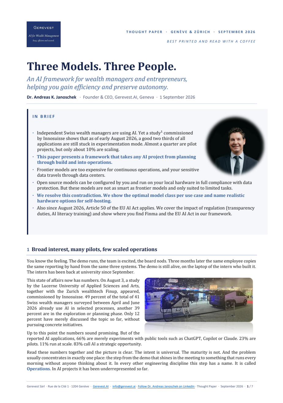 Preview of page 1, Three Models. Three People.